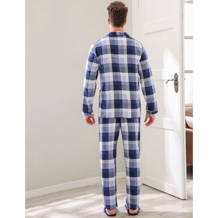 Mens two piece online pajama sets